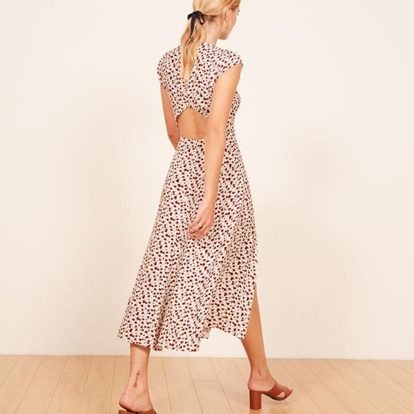 NWOT Reformation Gavin Dress in Amber - Picture 4 of 6